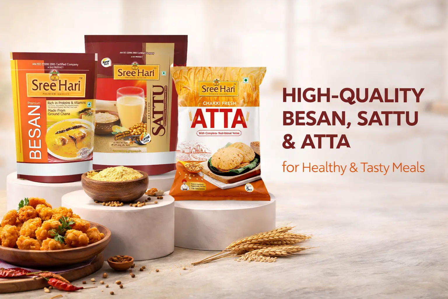 Sree Hari premium food products display